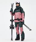 Montec Fawk W Pantalon de Ski Femme Dark Atlantic/Pink, Image 2 sur 7