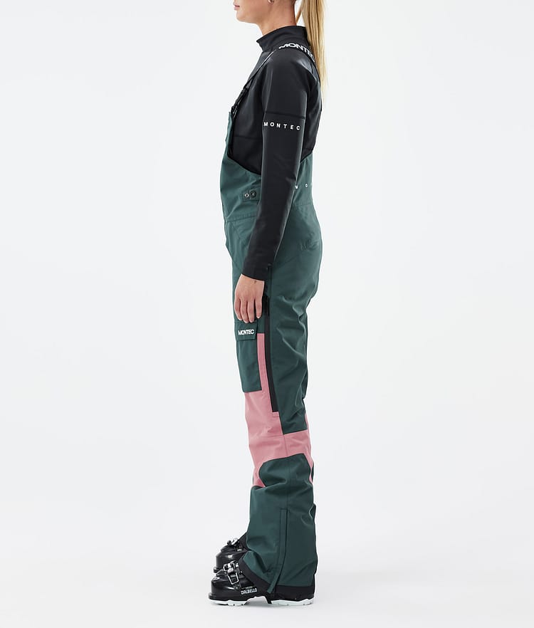 Montec Fawk W Skibroek Dames Dark Atlantic/Pink, Afbeelding 3 van 7