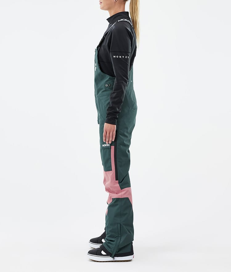 Montec Fawk W Snowboard Bukser Dame Dark Atlantic/Pink