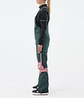 Montec Fawk W Pantalon de Snowboard Femme Dark Atlantic/Pink, Image 3 sur 7
