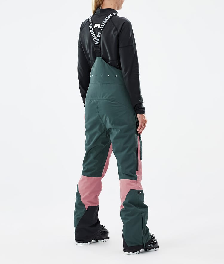 Montec Fawk W Skibroek Dames Dark Atlantic/Pink, Afbeelding 4 van 7