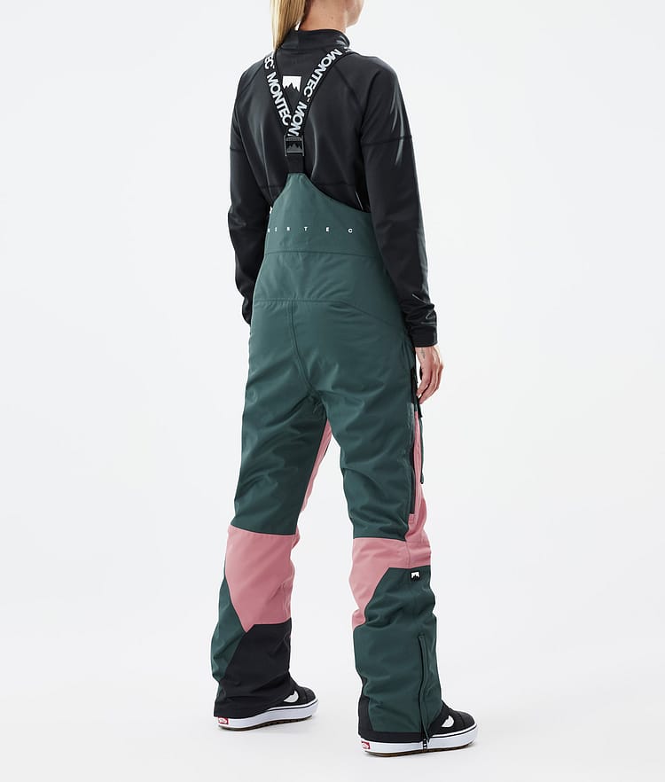 Montec Fawk W Pantalon de Snowboard Femme Dark Atlantic/Pink, Image 4 sur 7
