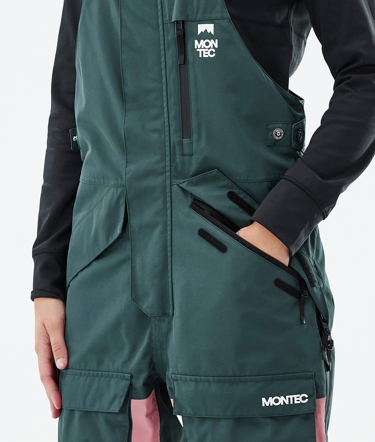 Montec Fawk W Skibroek Dames Dark Atlantic/Pink, Afbeelding 5 van 7