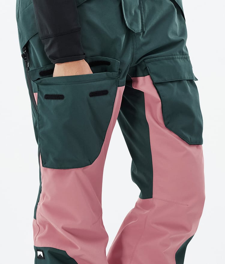 Montec Fawk W Pantalones Esquí Mujer Dark Atlantic/Pink