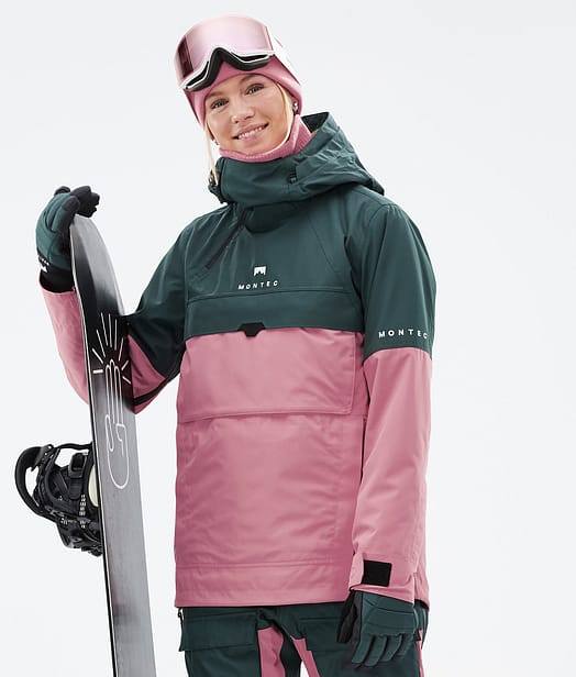 Montec Dune W Chaqueta Snowboard Mujer Dark Atlantic/Pink
