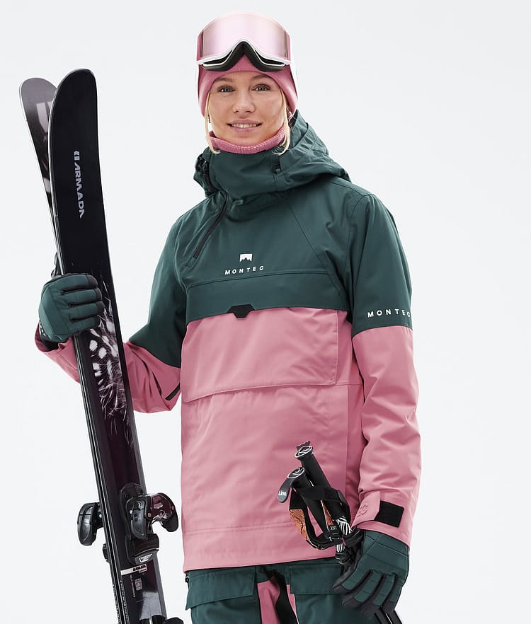 Montec Dune W Skijakke Dame Dark Atlantic/Pink, Billede 1 af 9