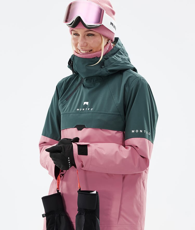 Montec Dune W Kurtka Snowboardowa Kobiety Dark Atlantic/Pink Renewed, Zdjęcie 2 z 9