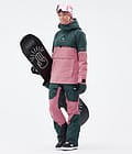 Montec Dune W Kurtka Snowboardowa Kobiety Dark Atlantic/Pink, Zdjęcie 3 z 9