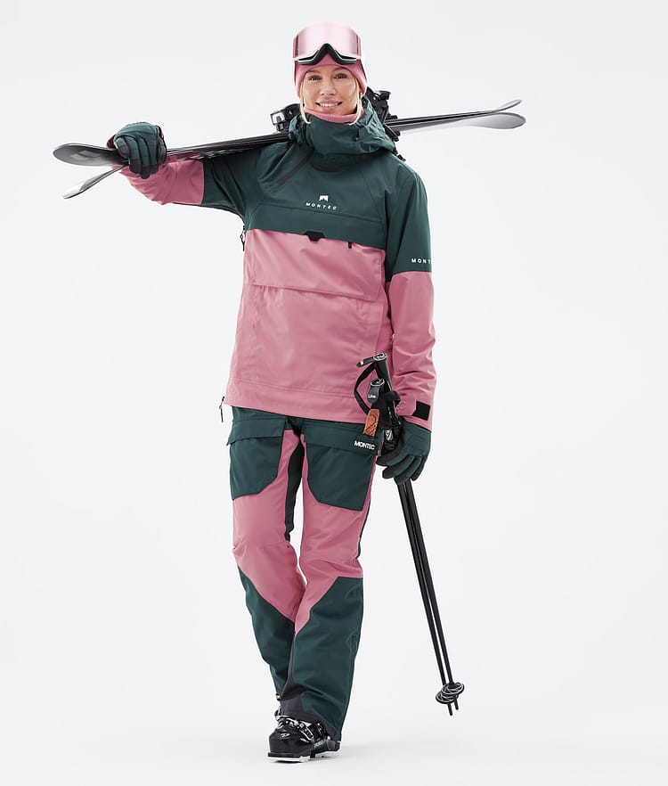 Montec Dune W Ski jas Dames Dark Atlantic/Pink, Afbeelding 3 van 9