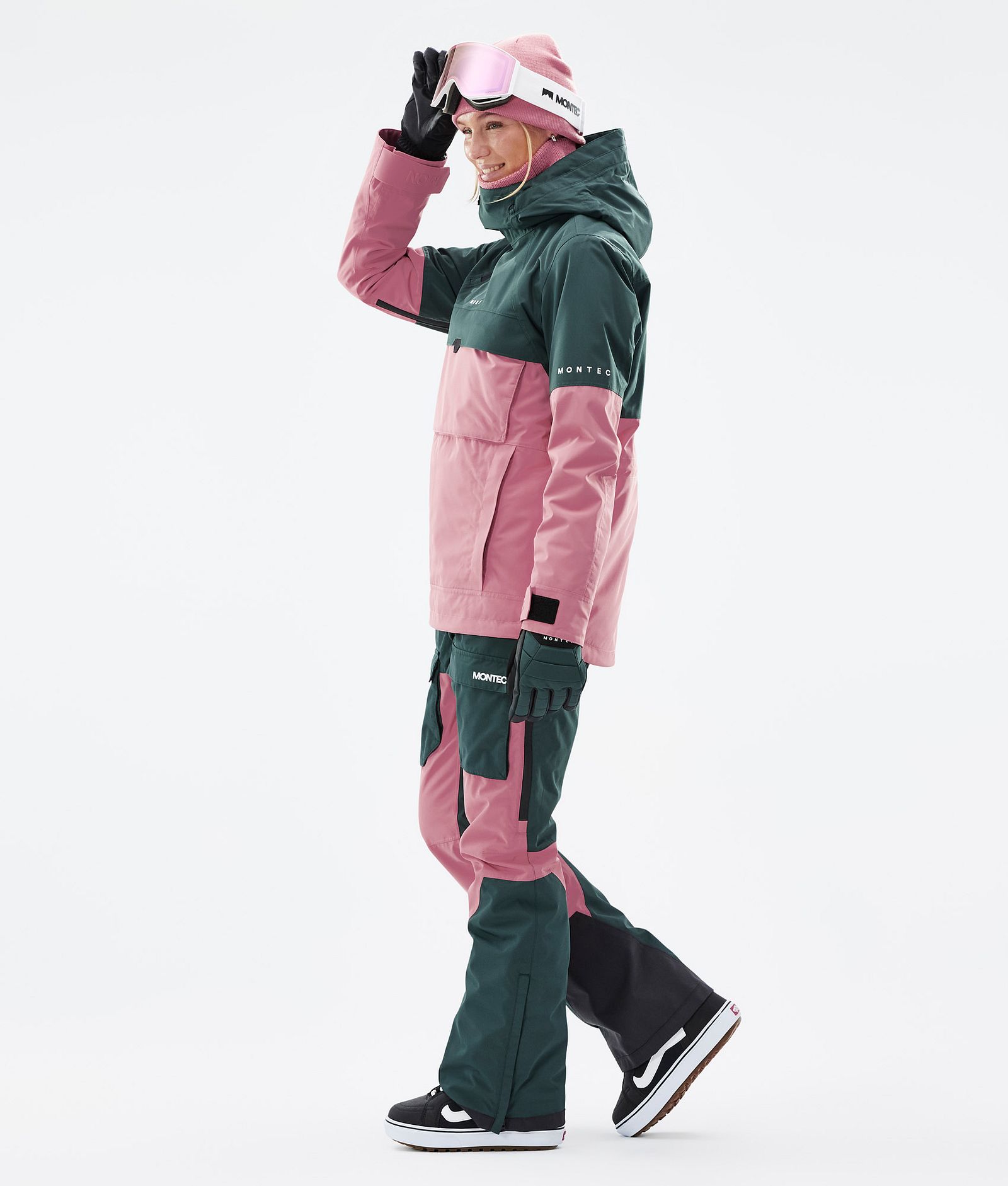 Montec Dune W Snowboard jas Dames Dark Atlantic/Pink Renewed, Afbeelding 4 van 9