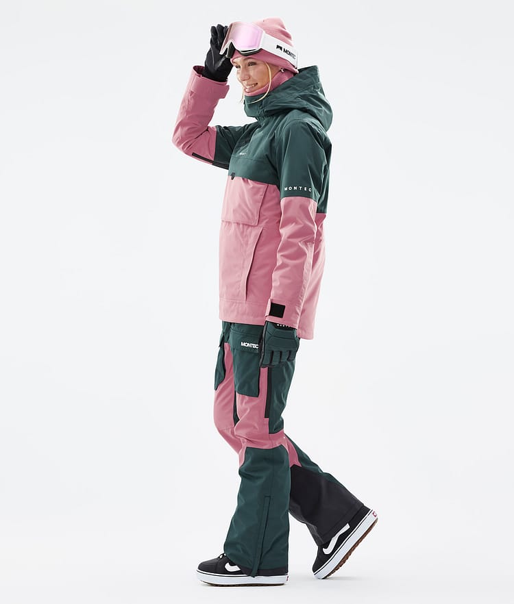 Montec Dune W Snowboard jas Dames Dark Atlantic/Pink, Afbeelding 4 van 9