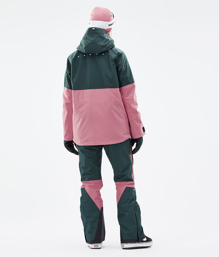 Montec Dune W Snowboard jas Dames Dark Atlantic/Pink, Afbeelding 5 van 9
