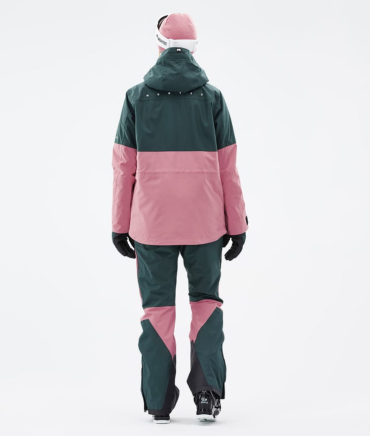 Montec Dune W Skijacke Damen Dark Atlantic/Pink