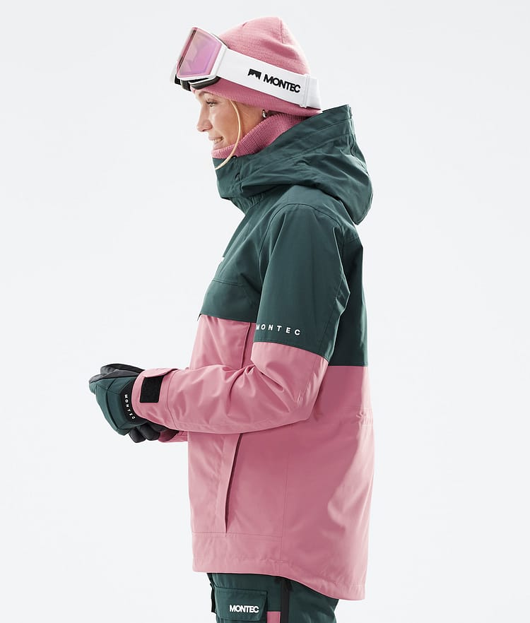 Montec Dune W Snowboard jas Dames Dark Atlantic/Pink, Afbeelding 6 van 9