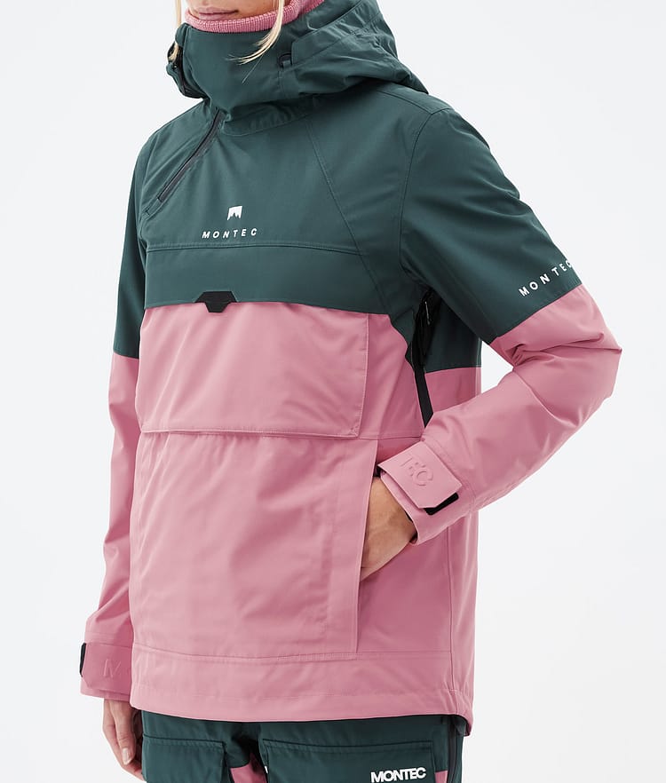 Montec Dune W Snowboard Jacket Women Dark Atlantic/Pink Renewed, Image 8 of 9