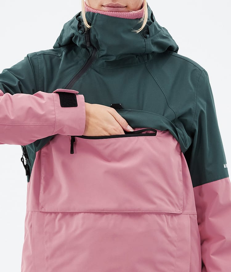 Montec Dune W Kurtka Snowboardowa Kobiety Dark Atlantic/Pink Renewed, Zdjęcie 9 z 9