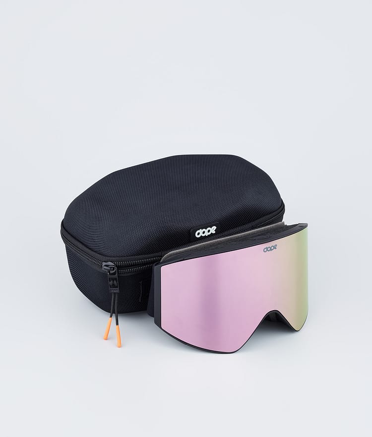 Dope Sight Ski Goggles Black W/Black Champagne Mirror