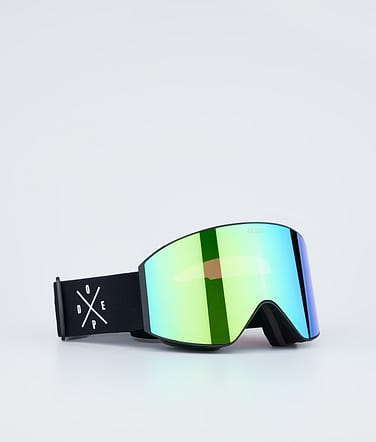 Dope Sight 2023 Skibril Black W/Black Green Mirror