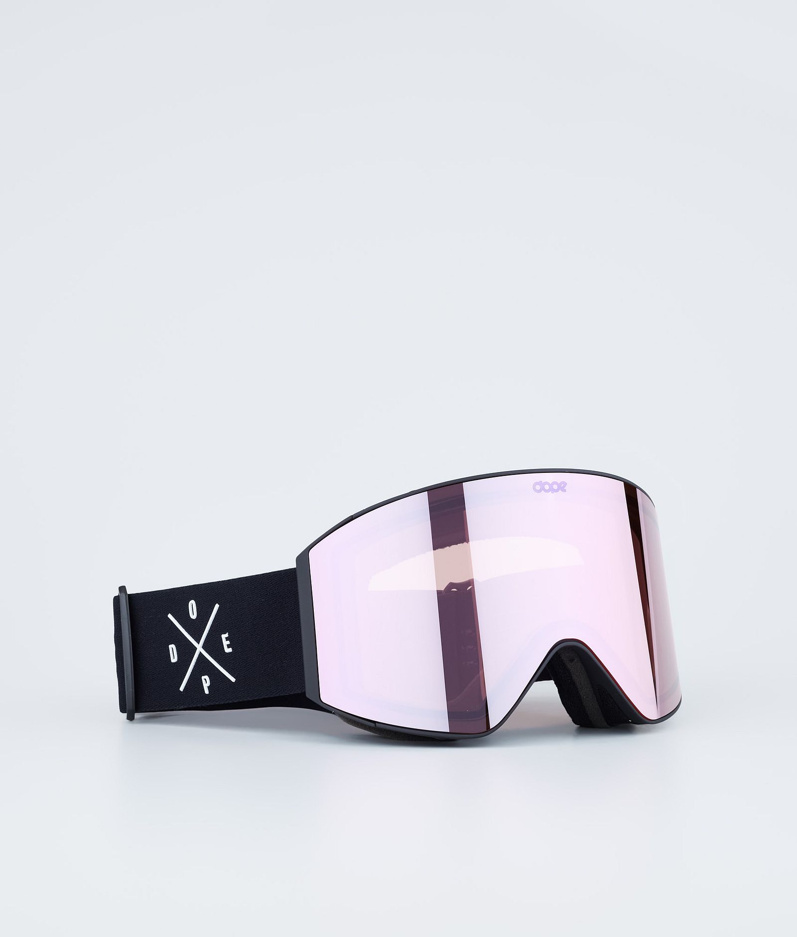 Dope Sight Skibriller Black W/Black Pink Mirror