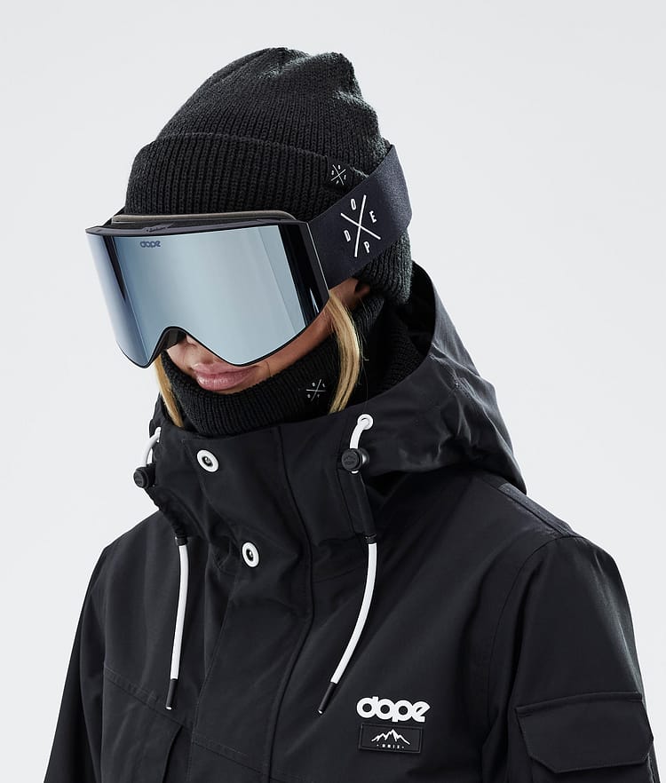 Dope Sight Gafas de esquí Hombre Black W/Black Blue Mirror - Negro