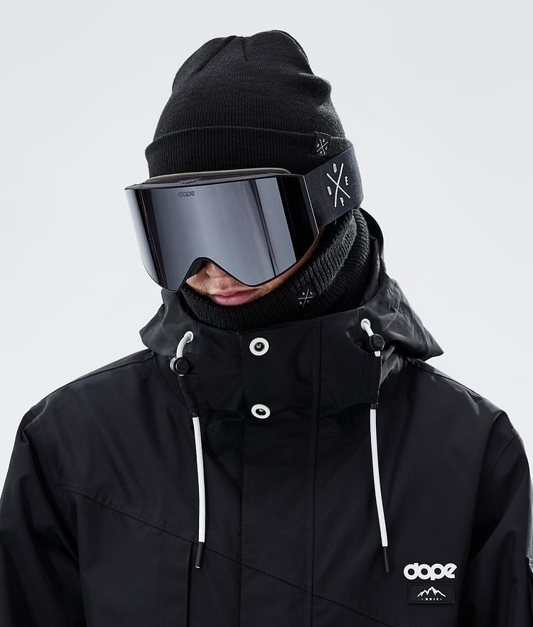 Dope Sight 2023 Skibril Black W/Black Silver Mirror, Afbeelding 2 van 6