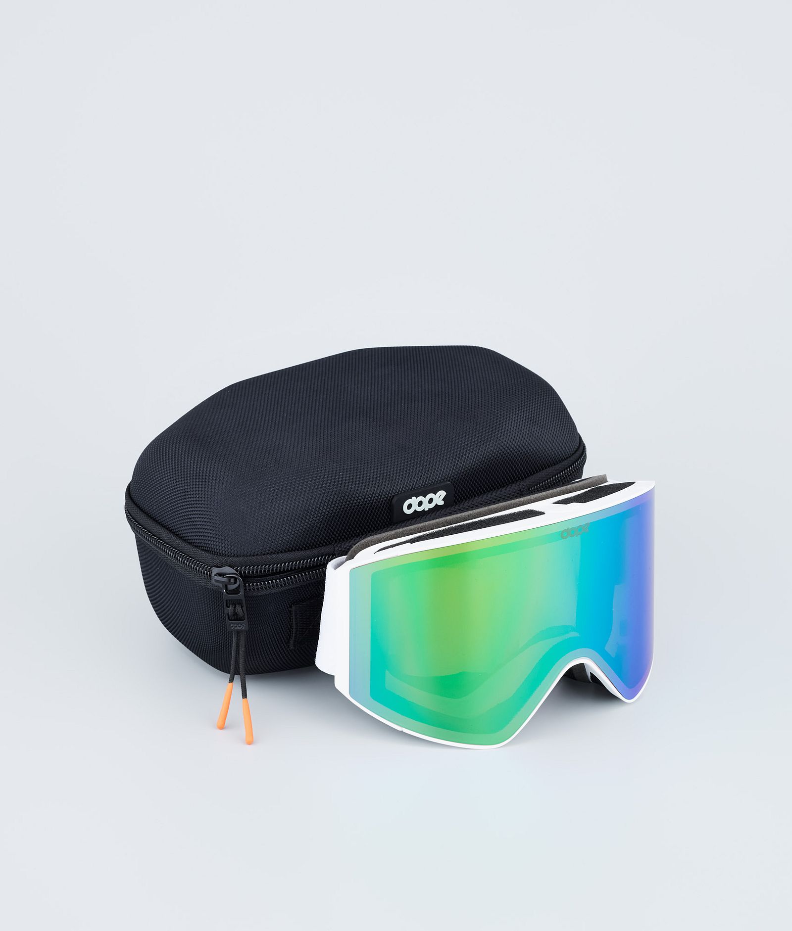 Dope Sight Gafas de esquí White W/White Green Mirror