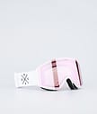 Dope Sight Skibrille Herren White W/White Pink Mirror