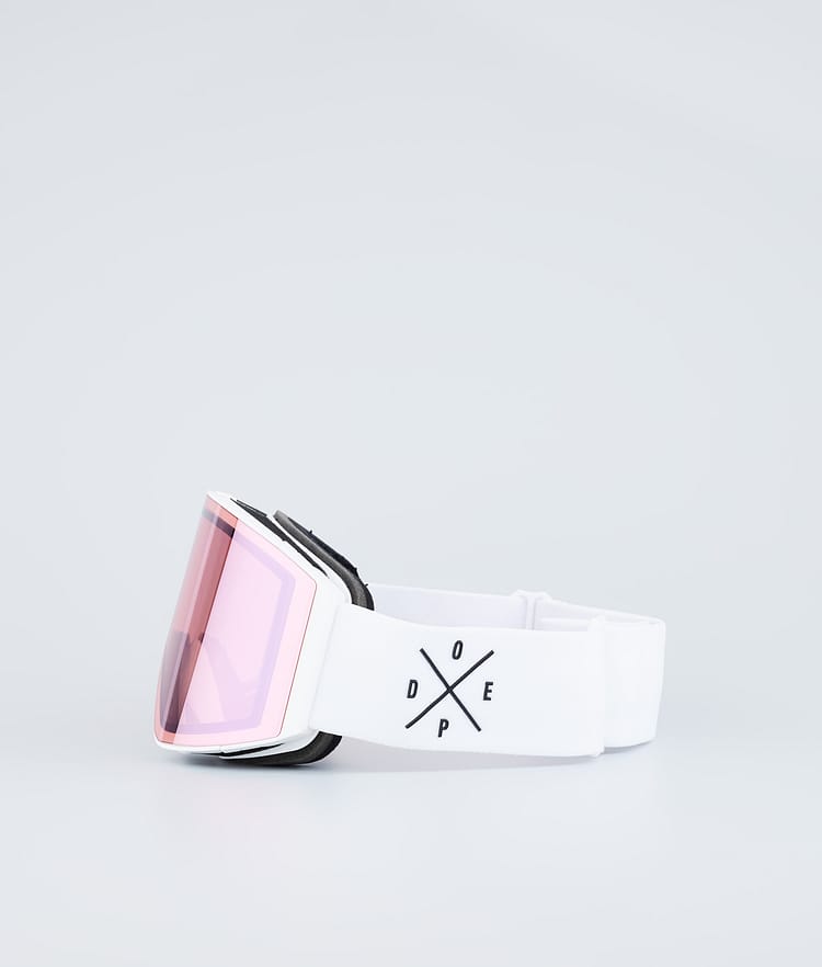 Dope Sight Maschera Sci White W/White Pink Mirror