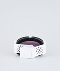 Dope Sight 2023 Ski Goggles White W/White Red Mirror, Image 6 of 6