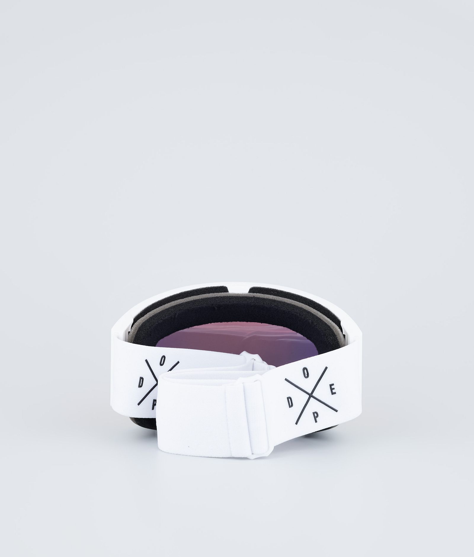 Dope Sight 2023 Ski Goggles White W/White Red Mirror, Image 6 of 6