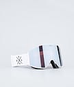 Dope Sight Masque de ski Homme White W/White Silver Mirror