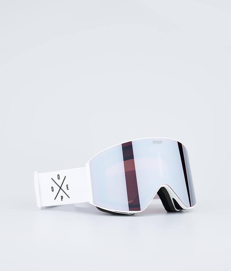 Dope Sight 2023 Ski Goggles White W/White Silver Mirror, Image 1 of 6