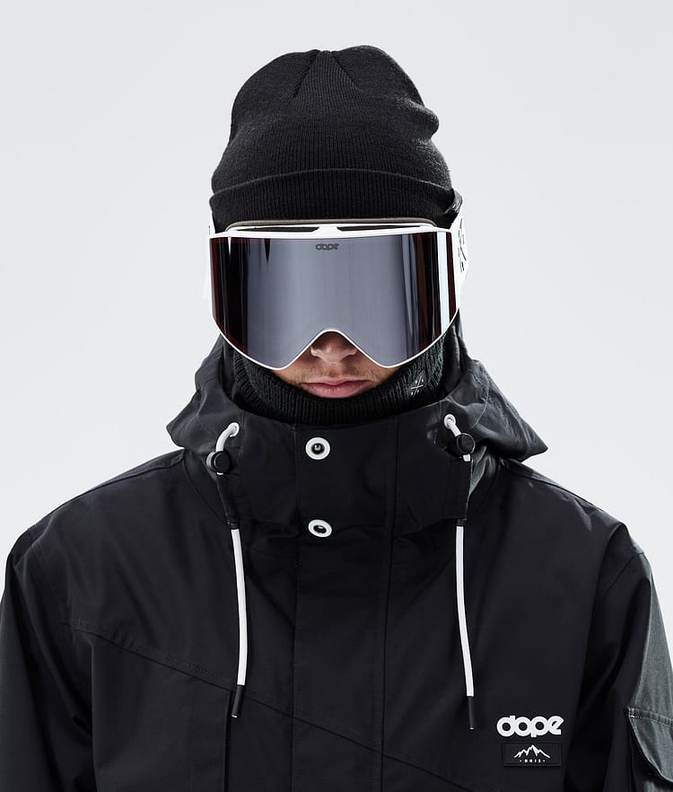 Dope Sight 2023 Ski Goggles White W/White Silver Mirror, Image 2 of 6