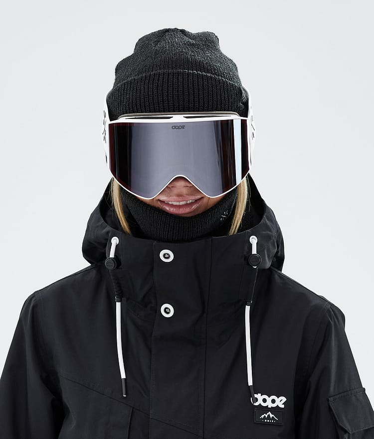 Dope Sight 2023 Ski Goggles White W/White Silver Mirror, Image 3 of 6