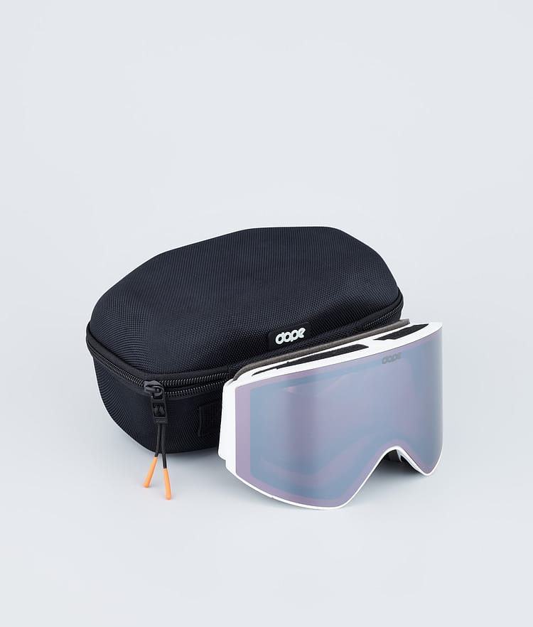 Dope Sight 2023 Ski Goggles White W/White Silver Mirror, Image 4 of 6
