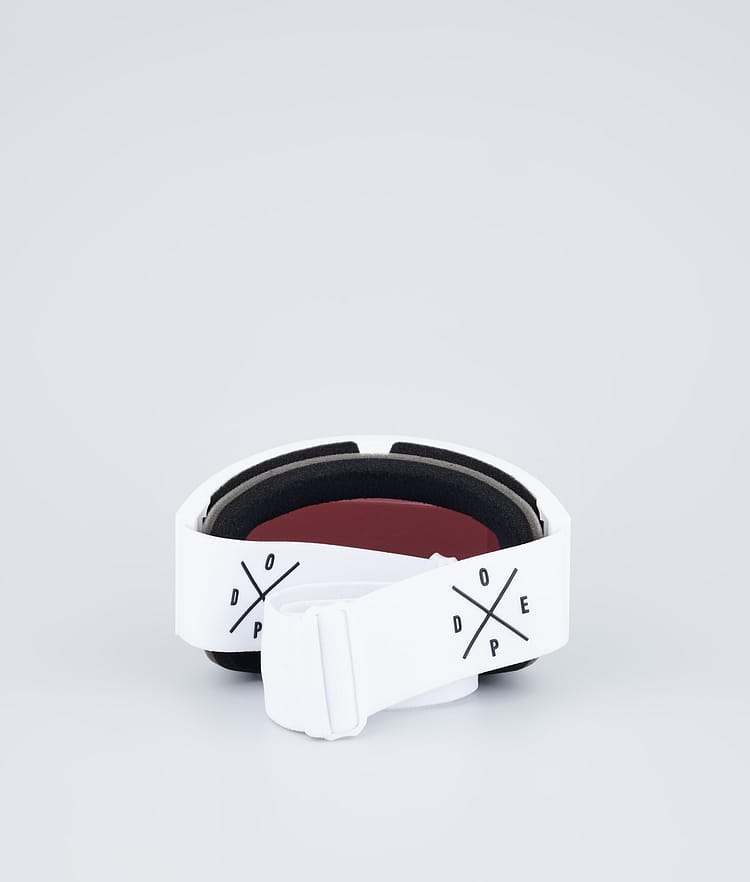 Dope Sight 2023 Ski Goggles White W/White Silver Mirror, Image 6 of 6