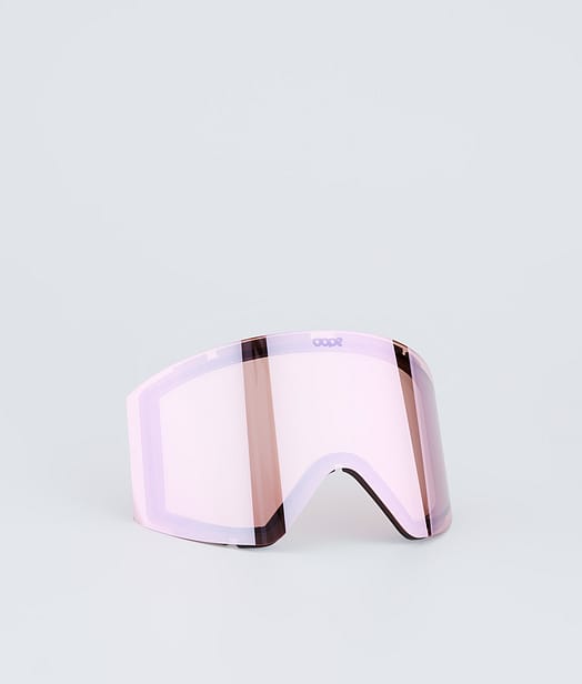 Dope Sight Goggle Lens Udskiftningslinse Pink Mirror