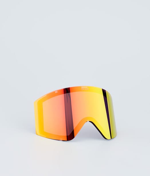 Dope Sight Goggle Lens Ecran de remplacement pour masque de ski Red Mirror