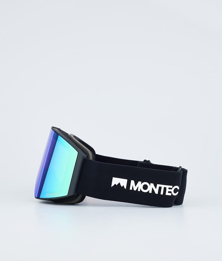 Montec Scope 2022 Ski Goggles Black/Tourmaline Green Mirror, Image 5 of 6