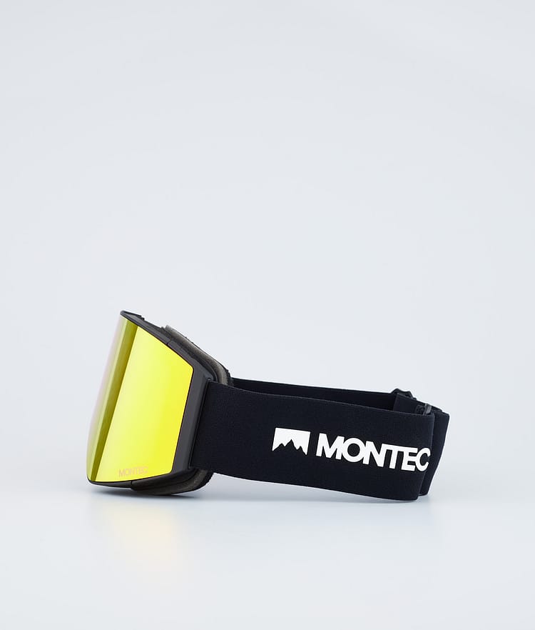 Montec Scope 2022 Ski Goggles Black/Ruby Red Mirror, Image 5 of 6
