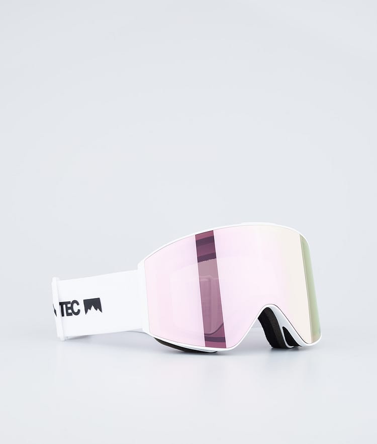 Montec Scope 22 Skibril White/Rose Mirror, Afbeelding 1 van 6