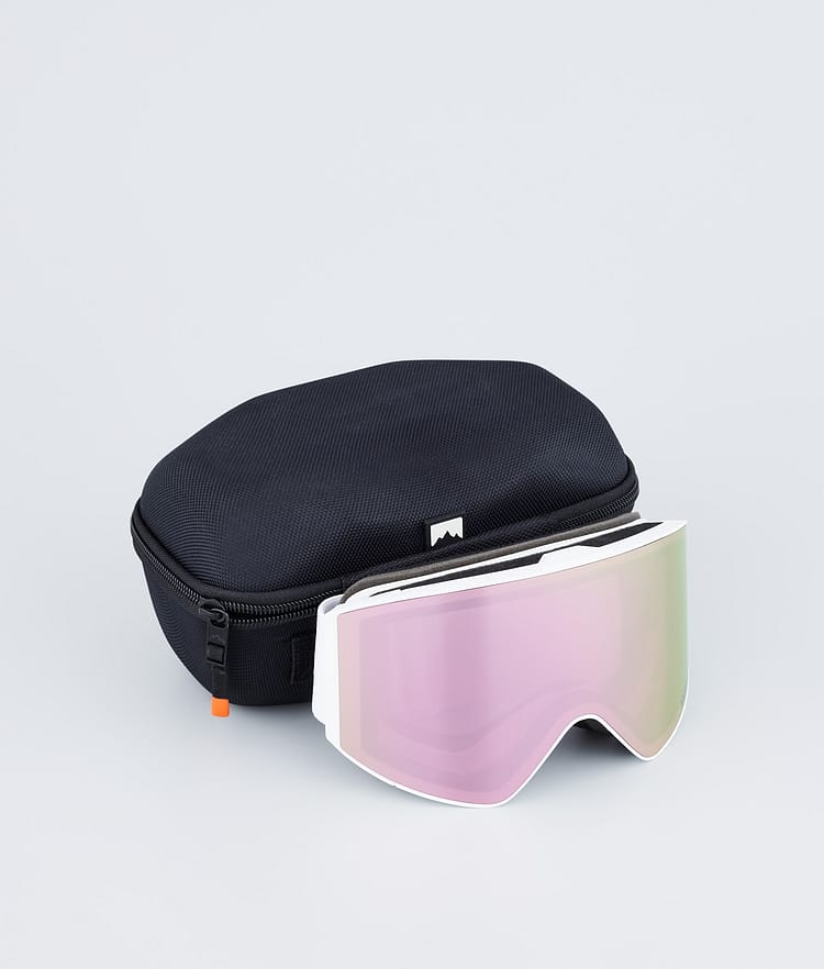 Montec Scope 2022 Ski Goggles White/Rose Mirror