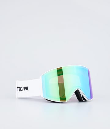 Montec Scope 22 Brýle na Lyže White/Tourmaline Green Mirror