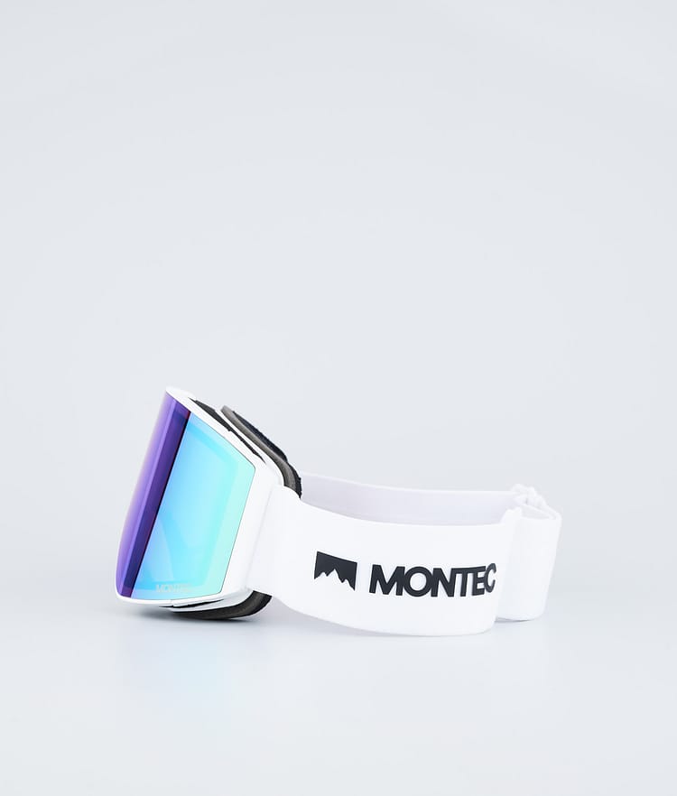 Montec Scope 22 Skibril White/Tourmaline Green Mirror, Afbeelding 5 van 6