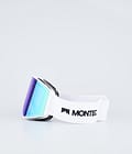 Montec Scope 2022 Brýle na Lyže White/Tourmaline Green Mirror