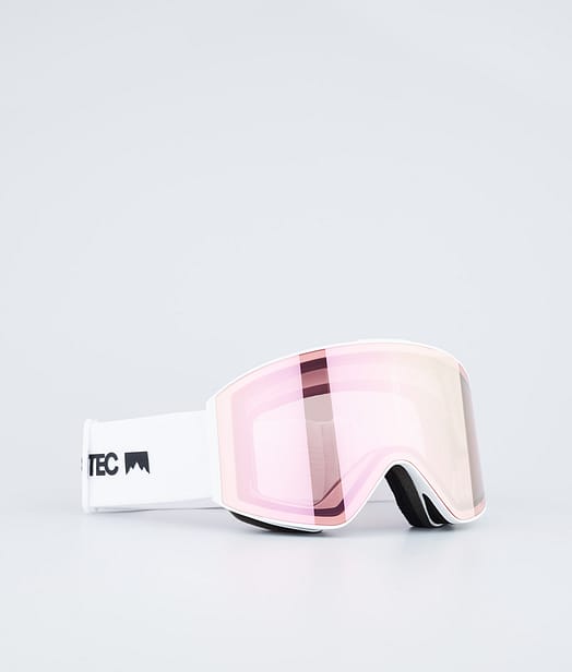 Montec Scope 2022 Masque de ski White/Pink Sapphire Mirror