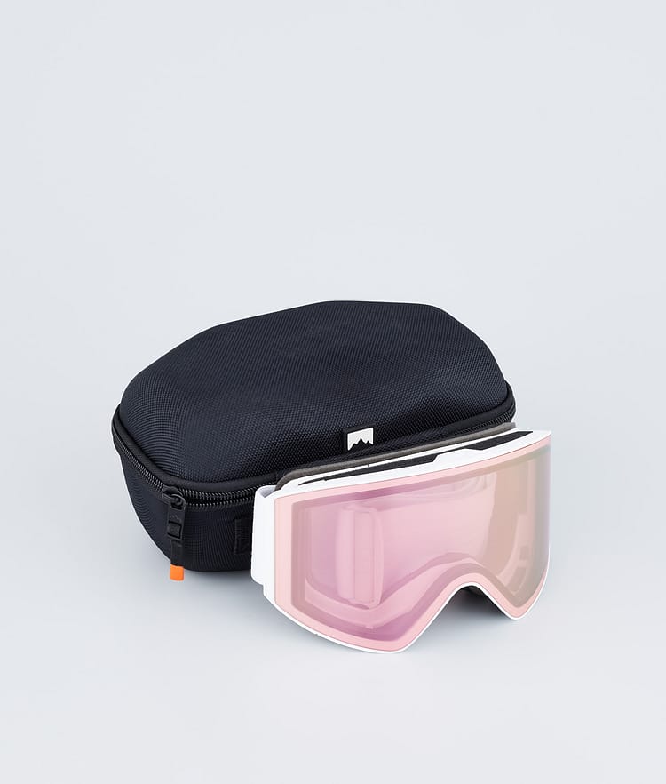Montec Scope 22 Skibril White/Pink Sapphire Mirror, Afbeelding 4 van 6