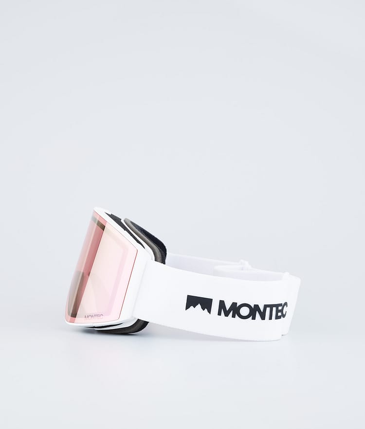 Montec Scope 2022 Gogle Narciarskie White/Pink Sapphire Mirror