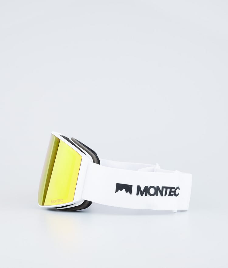 Montec Scope 2022 Ski Goggles White/Ruby Red Mirror