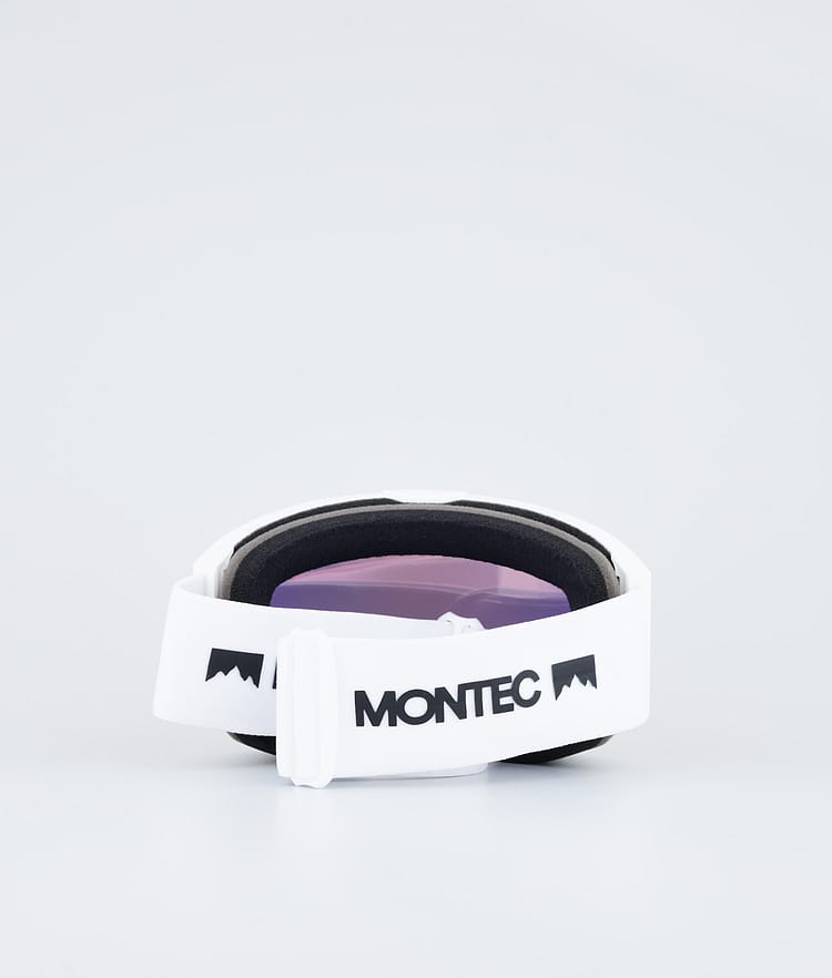 Montec Scope 2022 Skibriller White/Ruby Red Mirror